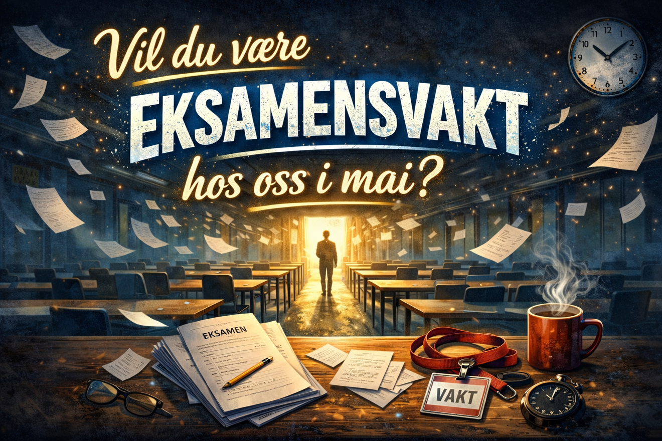 et bord med klokke og kaffekopper på