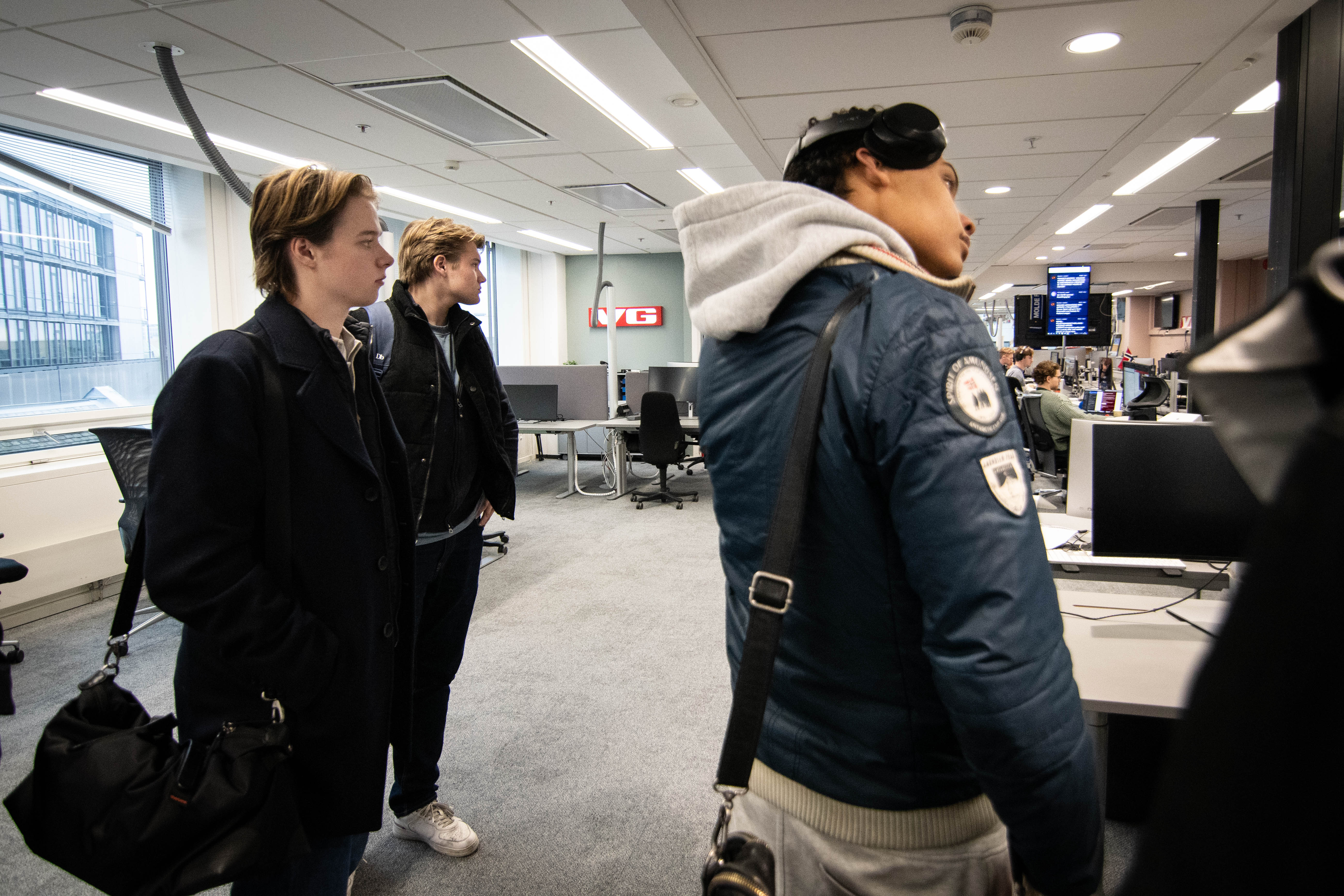 MIK2-elever i desken på VG