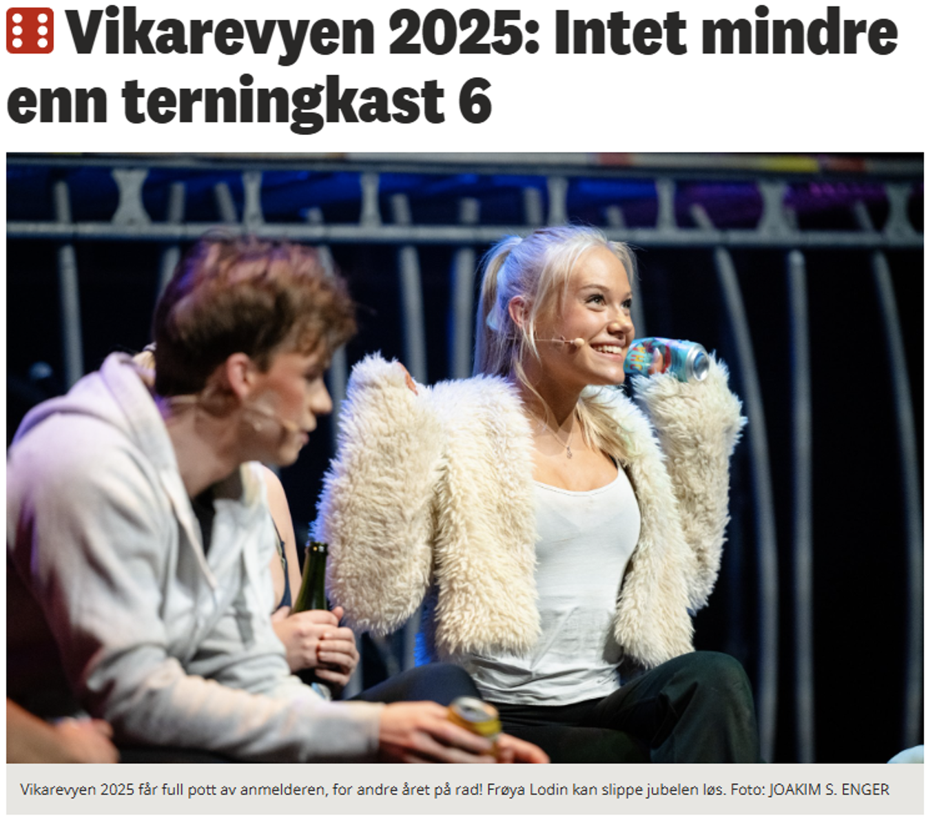 Skuespillere i Vikarevyen Hjelp!